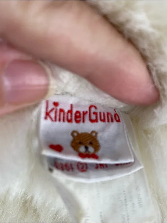 KinderGund Plush Lamb Sheep Stuffed Animal Rattle Vintage 1988 Cream Soft Toy - Picture 5 of 9